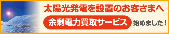 余剰電力買取サービス